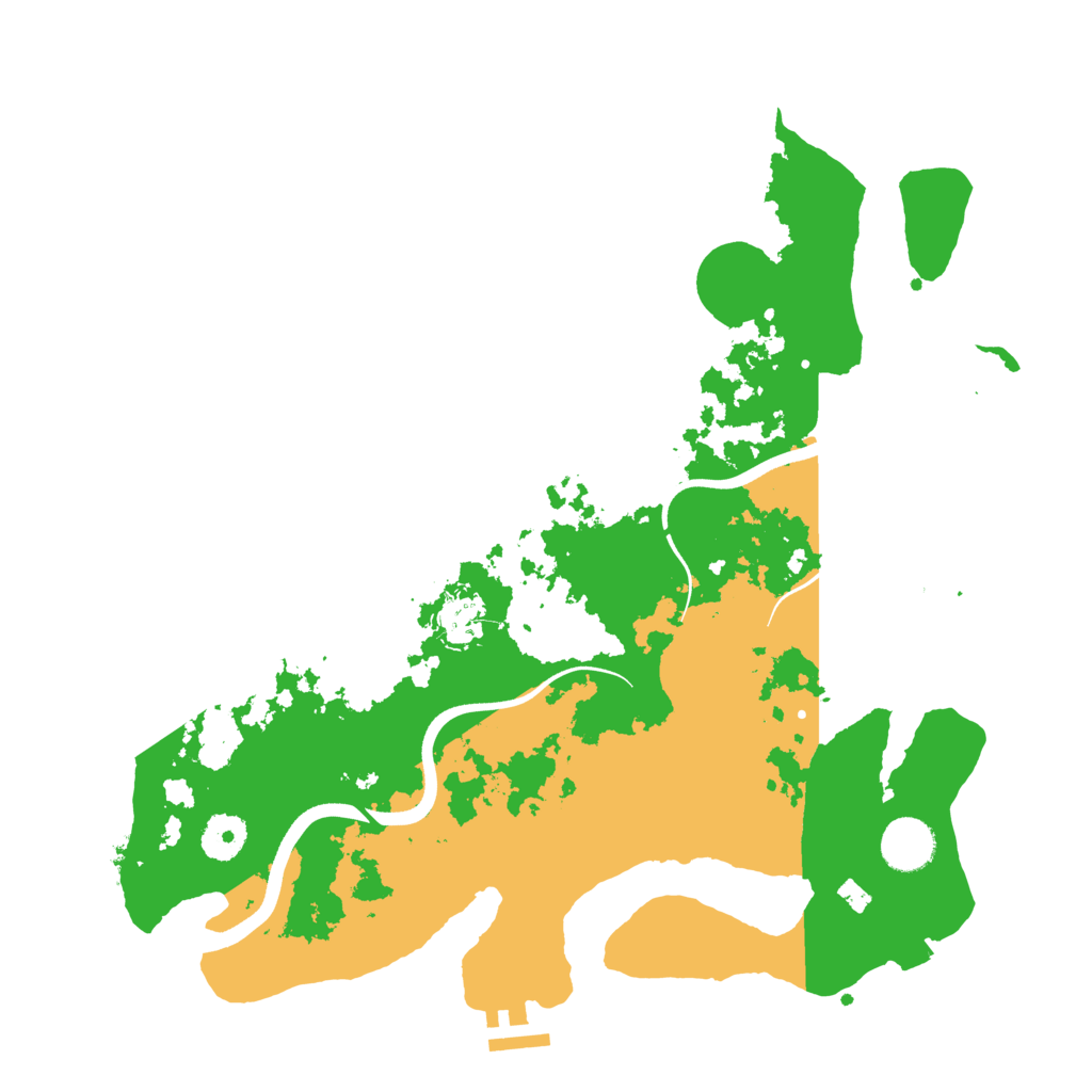 Biome Rust Map: Procedural Map, Size: 3600, Seed: 1020186116