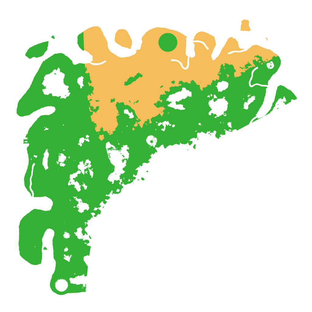 Biome Rust Map: Procedural Map, Size: 4400, Seed: 36449942