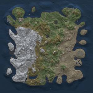 Thumbnail Rust Map: Procedural Map, Size: 4000, Seed: 253692414, 16 Monuments