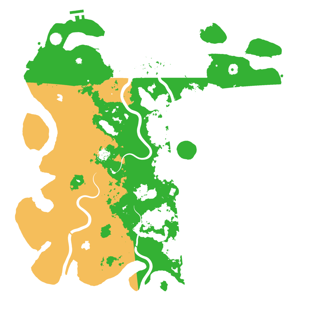 Biome Rust Map: Procedural Map, Size: 4500, Seed: 1289889697
