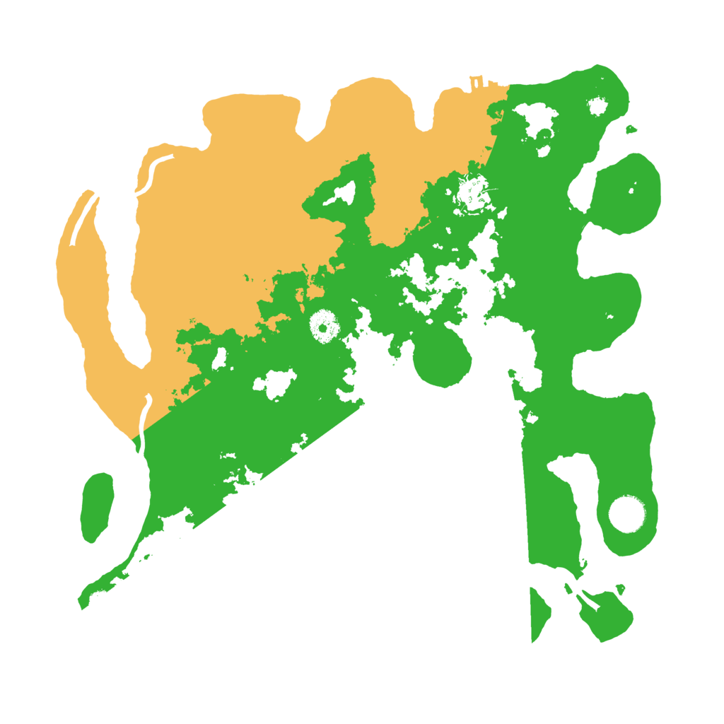 Biome Rust Map: Procedural Map, Size: 3500, Seed: 234784285