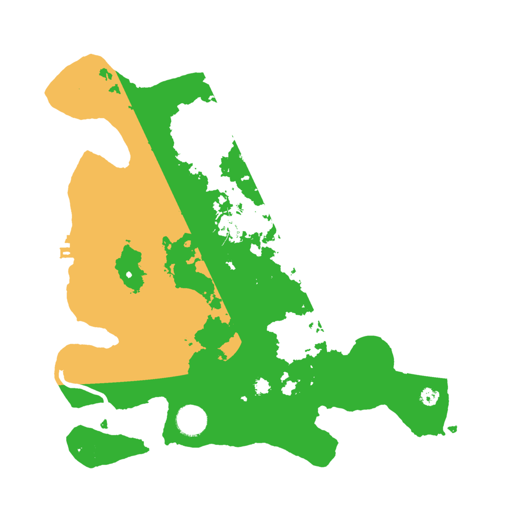 Biome Rust Map: Procedural Map, Size: 3000, Seed: 2056541122