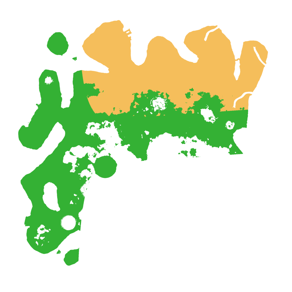 Biome Rust Map: Procedural Map, Size: 3500, Seed: 23234675