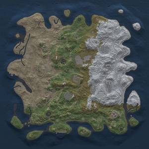 Thumbnail Rust Map: Procedural Map, Size: 4250, Seed: 481474866, 18 Monuments