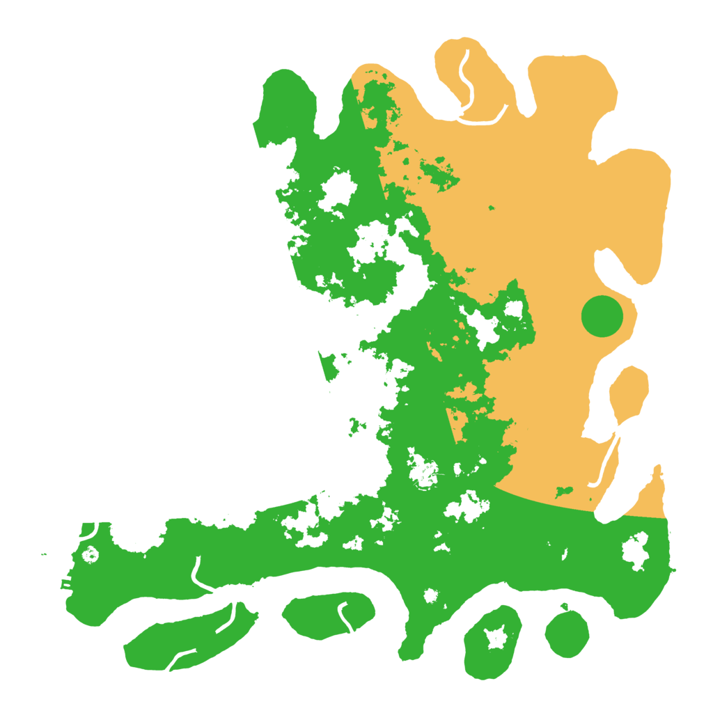 Biome Rust Map: Procedural Map, Size: 4500, Seed: 20230406
