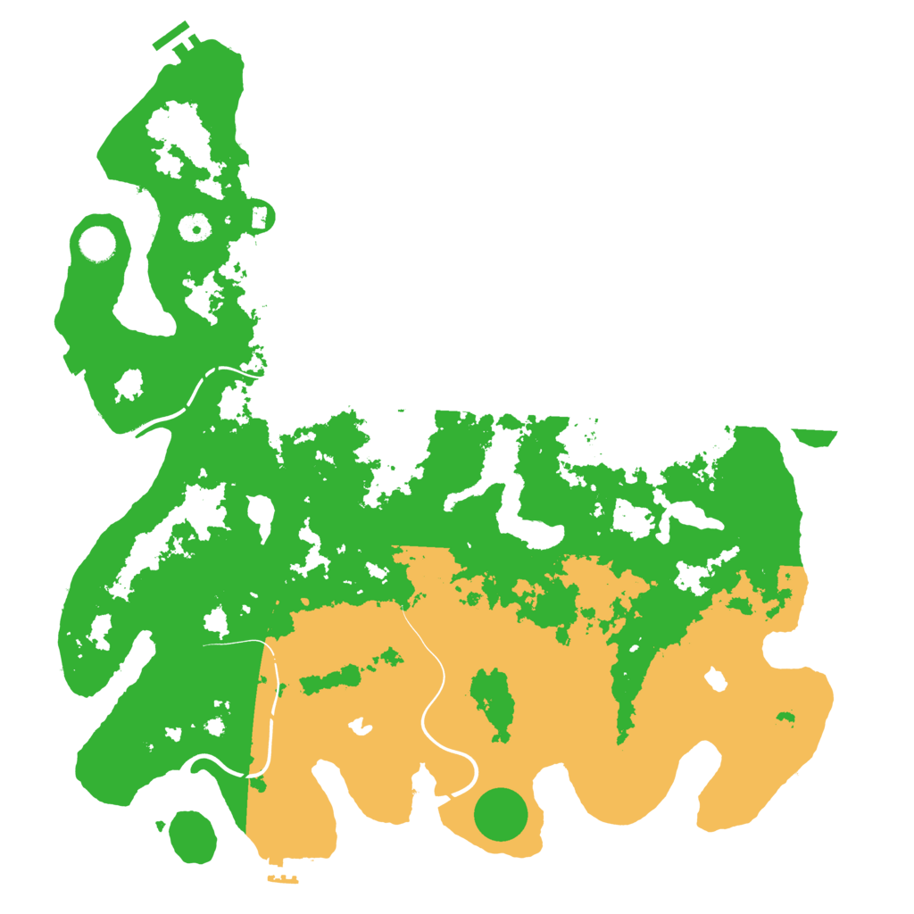 Biome Rust Map: Procedural Map, Size: 4500, Seed: 724893895