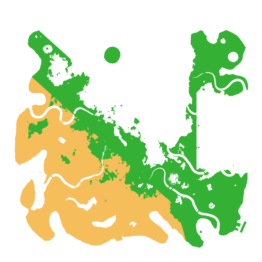 Biome Rust Map: Procedural Map, Size: 4500, Seed: 8687772
