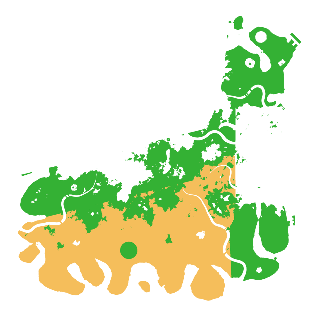 Biome Rust Map: Procedural Map, Size: 4800, Seed: 1742109209