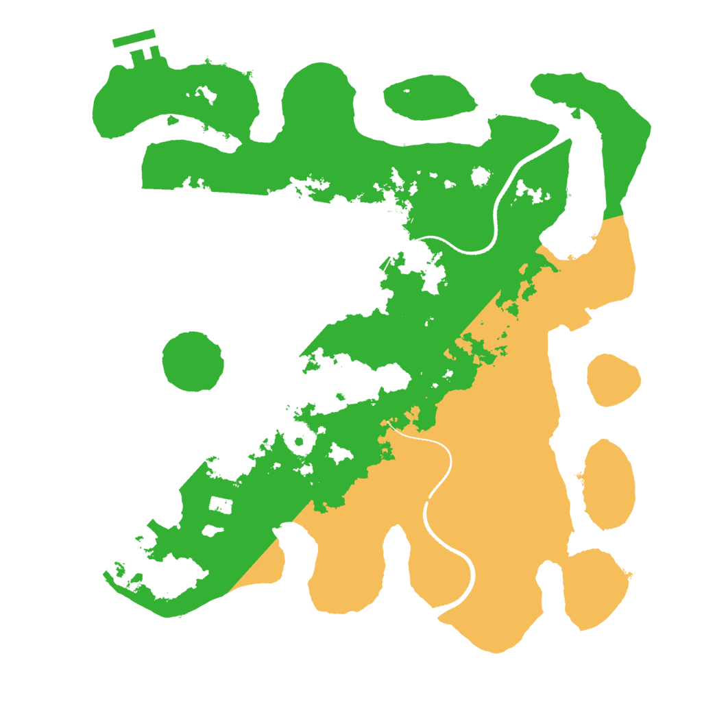 Biome Rust Map: Procedural Map, Size: 3300, Seed: 1349858675
