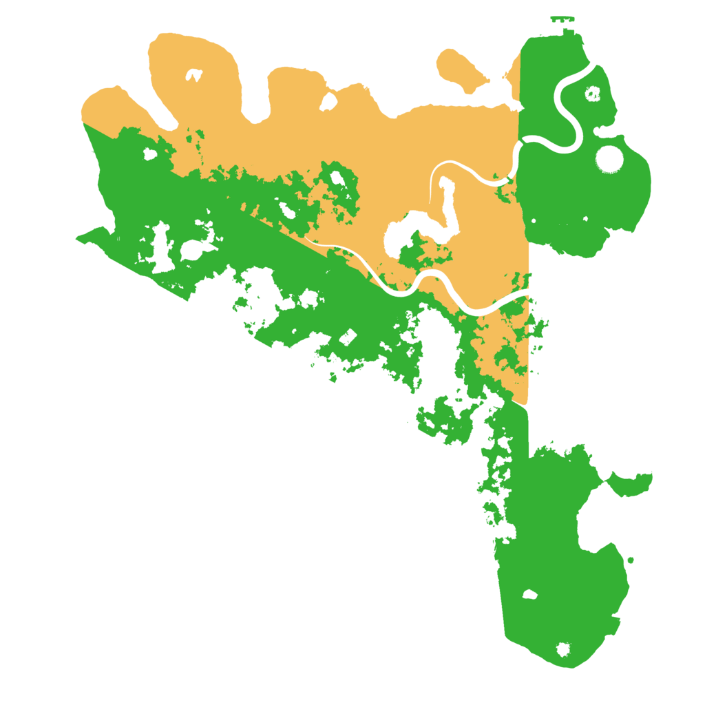 Biome Rust Map: Procedural Map, Size: 4500, Seed: 475989017