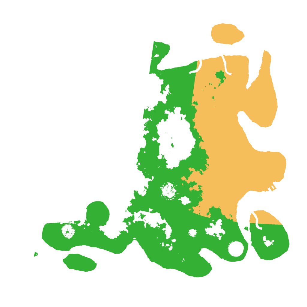 Biome Rust Map: Procedural Map, Size: 3500, Seed: 708522787