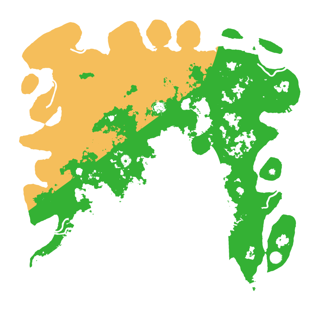 Biome Rust Map: Procedural Map, Size: 4500, Seed: 515113797