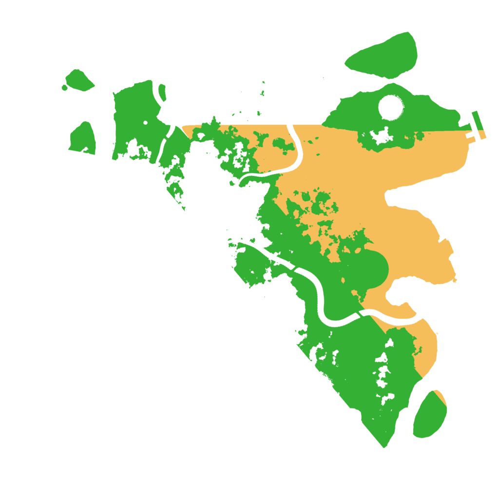 Biome Rust Map: Procedural Map, Size: 3500, Seed: 5856
