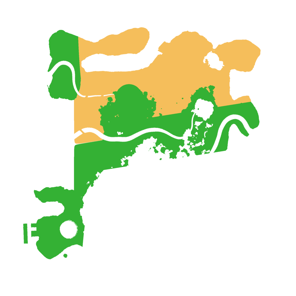 Biome Rust Map: Procedural Map, Size: 3000, Seed: 1230854520