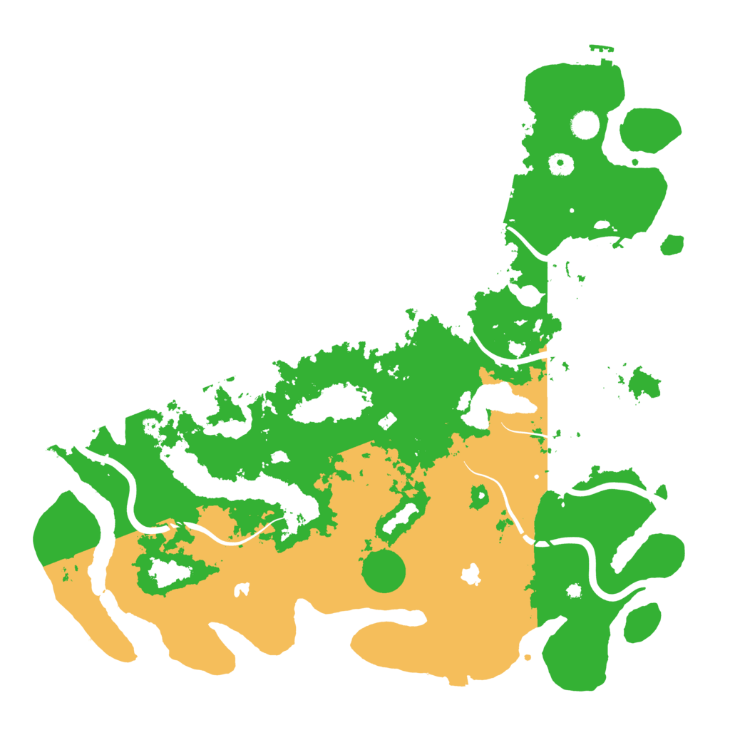 Biome Rust Map: Procedural Map, Size: 4500, Seed: 1061568558