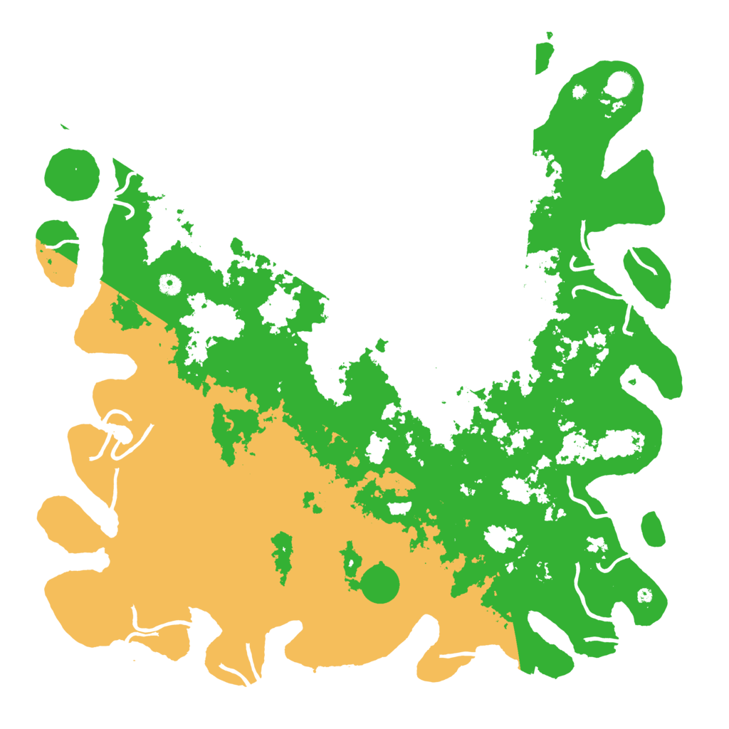 Biome Rust Map: Procedural Map, Size: 5000, Seed: 1314308347