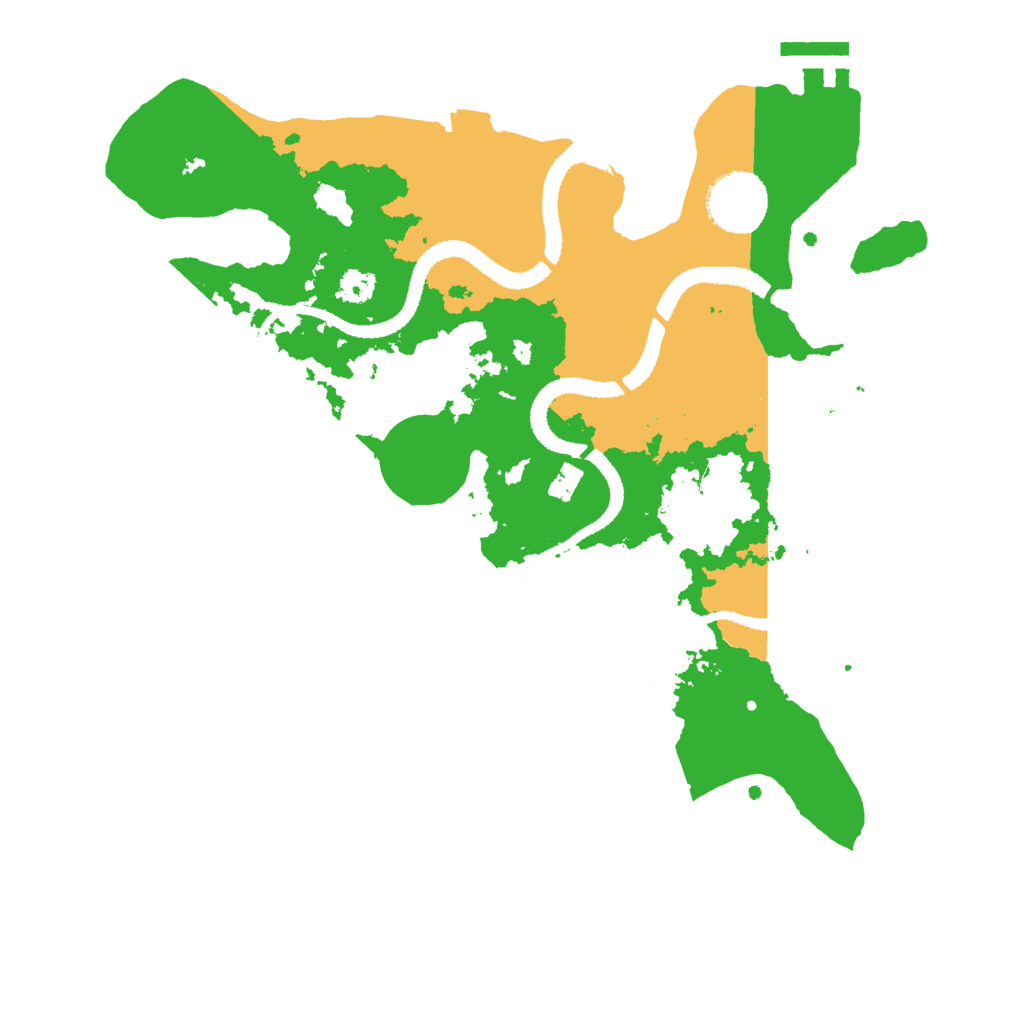 Biome Rust Map: Procedural Map, Size: 3000, Seed: 2005934426