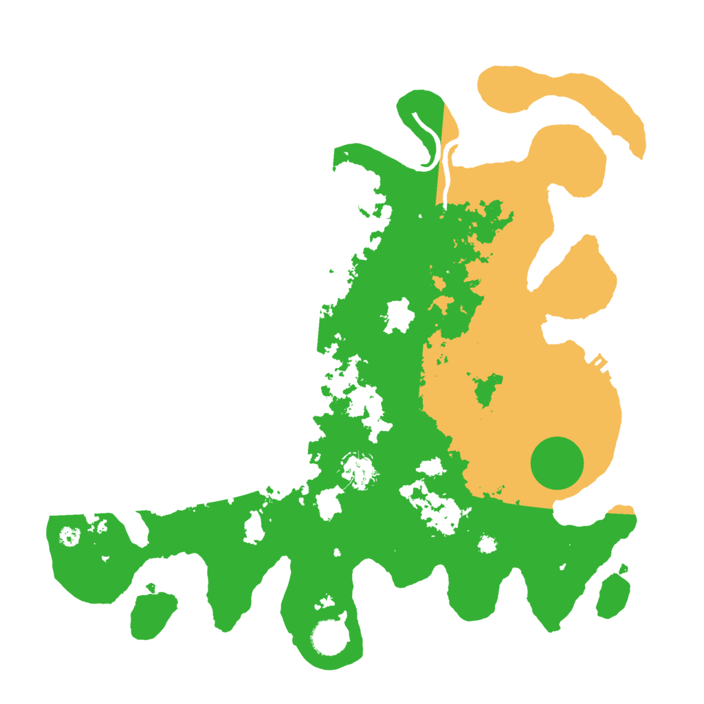 Biome Rust Map: Procedural Map, Size: 3500, Seed: 4523321