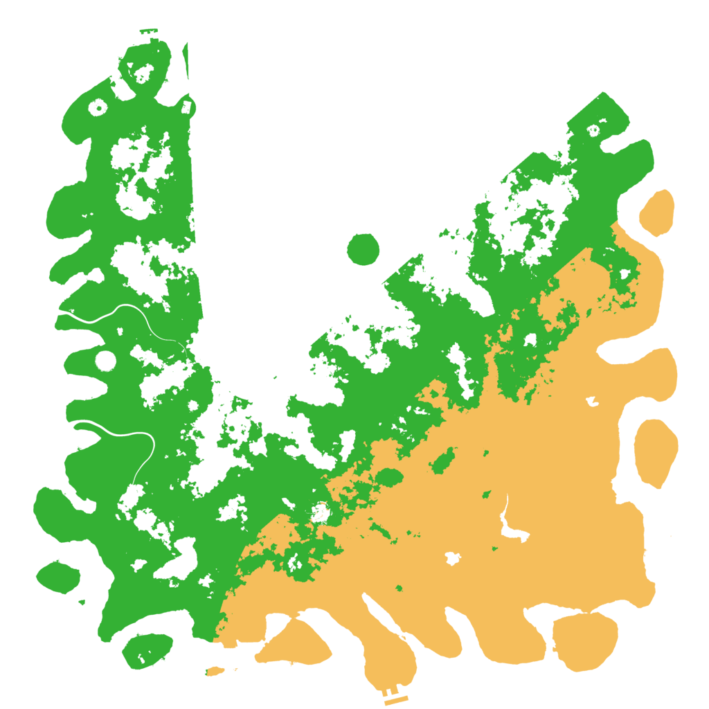 Biome Rust Map: Procedural Map, Size: 6000, Seed: 1063822266