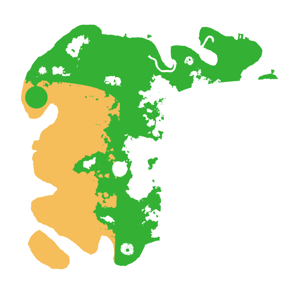 Biome Rust Map: Procedural Map, Size: 3500, Seed: 853613190