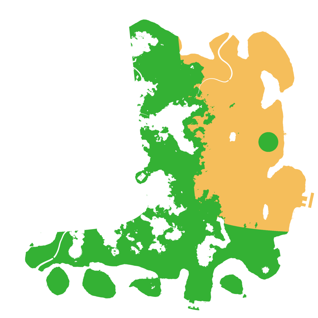 Biome Rust Map: Procedural Map, Size: 4250, Seed: 904817603