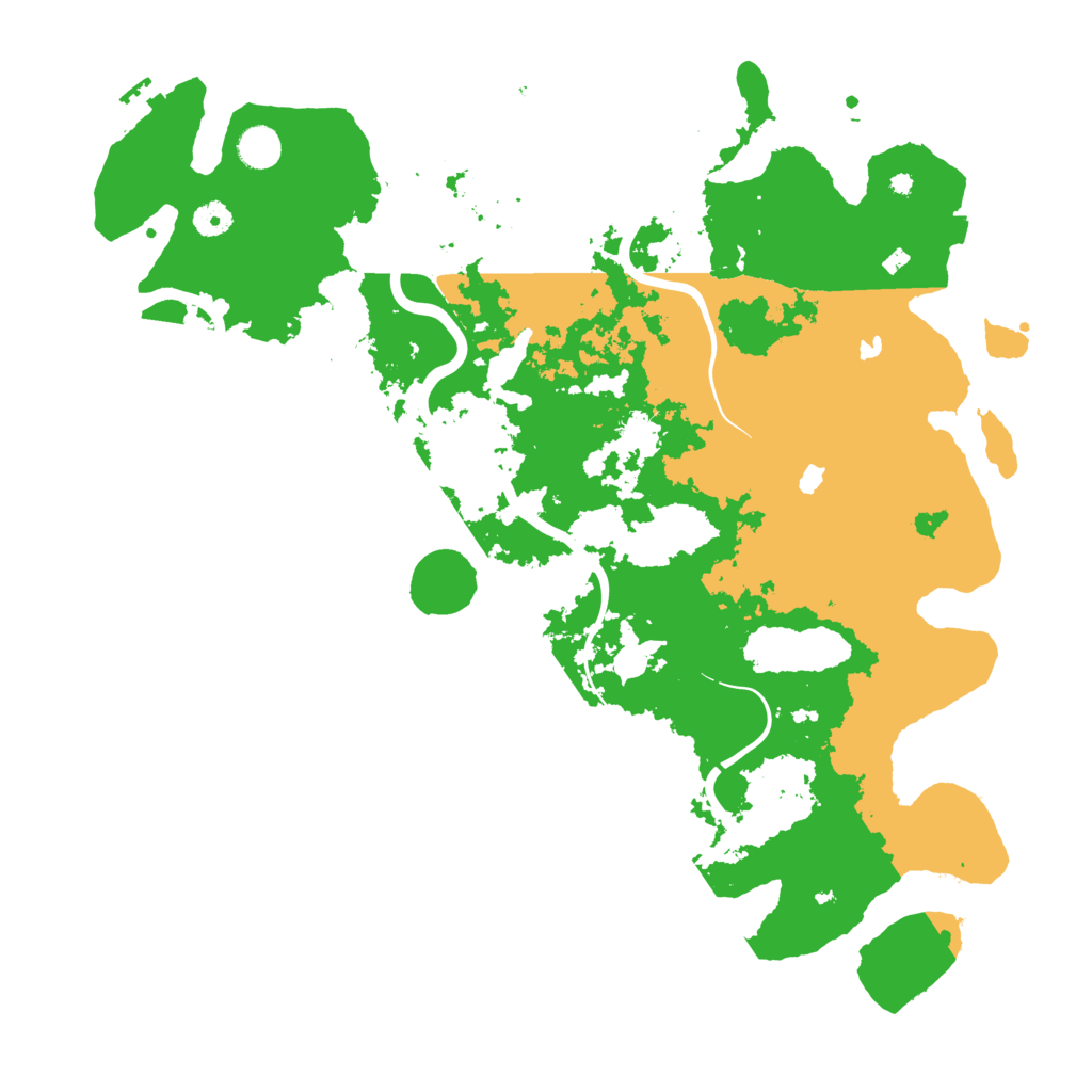Biome Rust Map: Procedural Map, Size: 4500, Seed: 142547856
