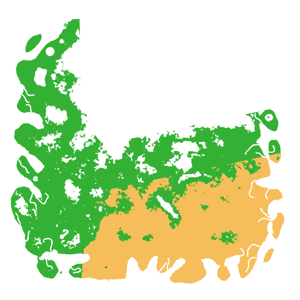 Biome Rust Map: Procedural Map, Size: 6000, Seed: 1692482701