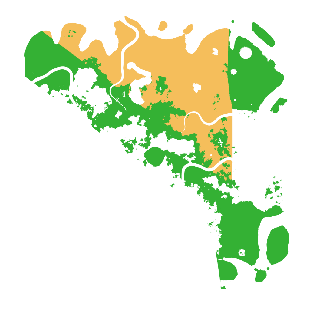 Biome Rust Map: Procedural Map, Size: 4500, Seed: 348617983
