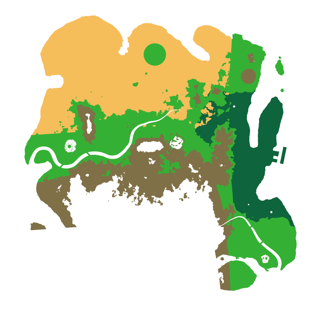 Biome Rust Map: Procedural Map, Size: 3750, Seed: 34751959