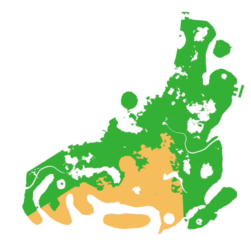 Biome Rust Map: Procedural Map, Size: 4000, Seed: 54031