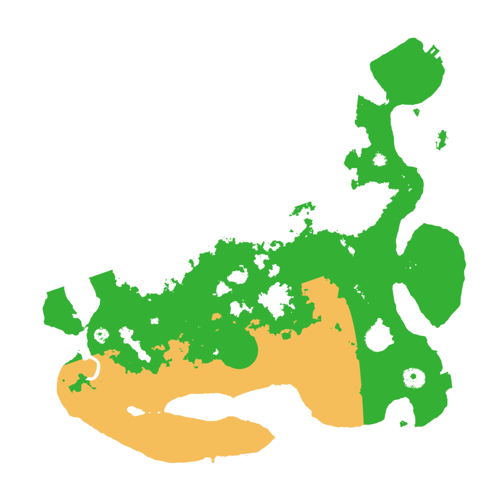 Biome Rust Map: Procedural Map, Size: 3500, Seed: 2053008520
