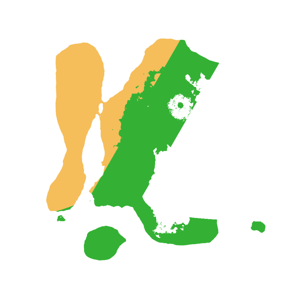 Biome Rust Map: Procedural Map, Size: 2000, Seed: 191