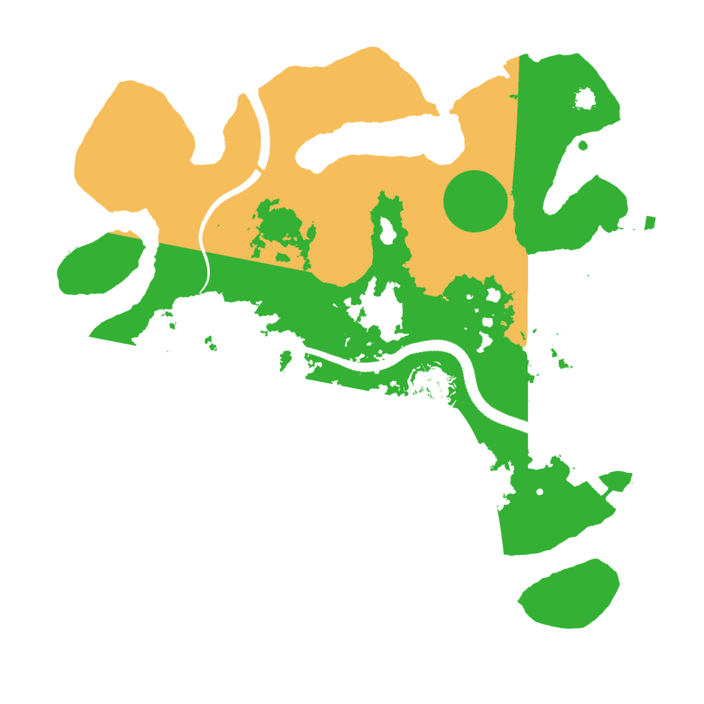 Biome Rust Map: Procedural Map, Size: 3000, Seed: 26676