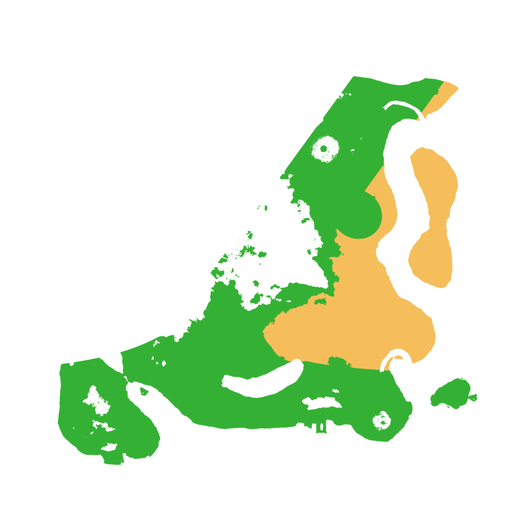 Biome Rust Map: Procedural Map, Size: 3000, Seed: 509148351