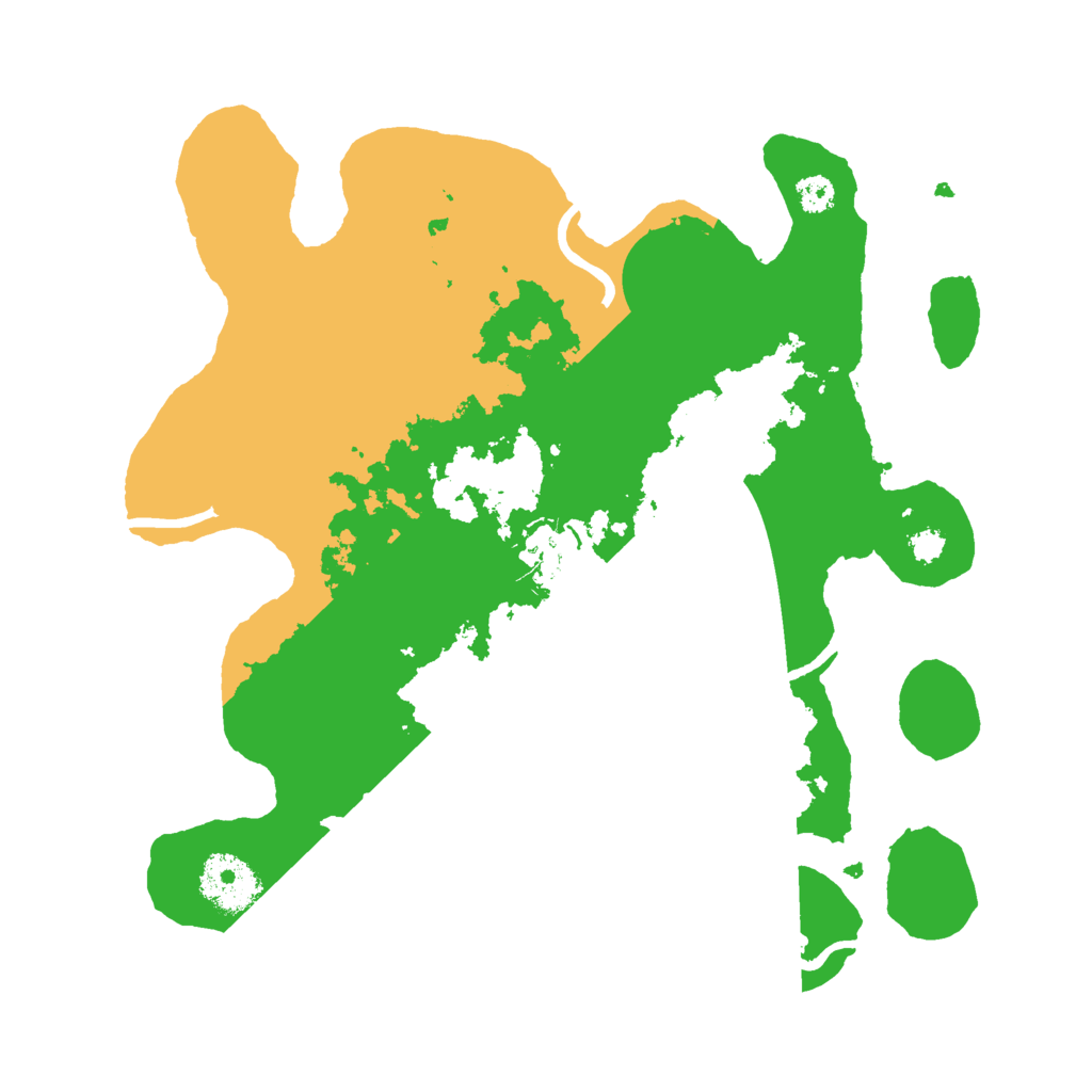Biome Rust Map: Procedural Map, Size: 3000, Seed: 4664