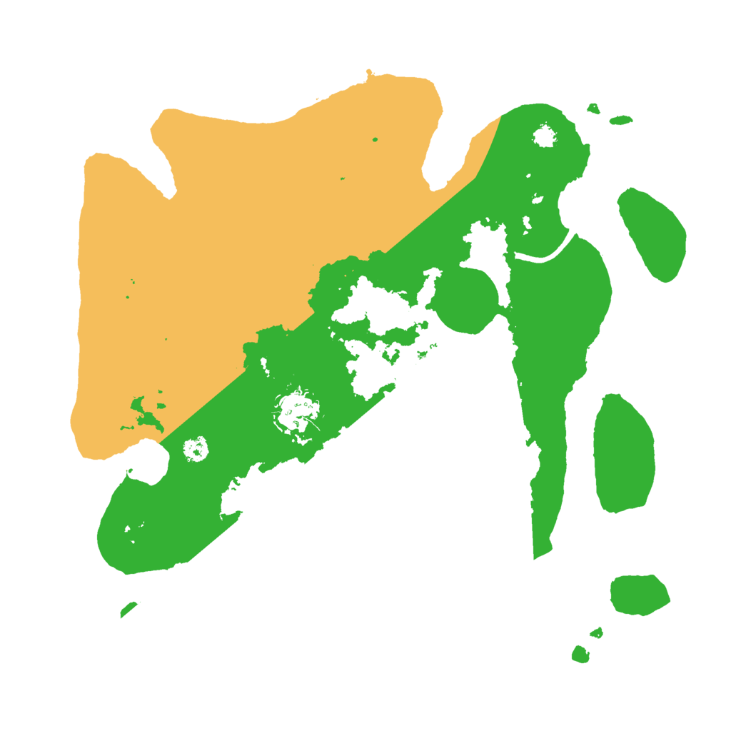 Biome Rust Map: Procedural Map, Size: 3000, Seed: 224488