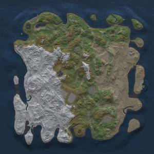 Thumbnail Rust Map: Procedural Map, Size: 4250, Seed: 811032848, 15 Monuments