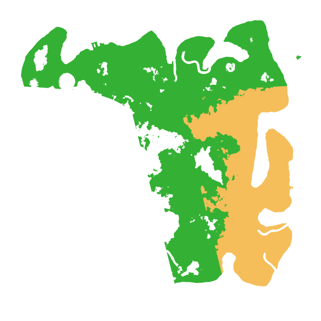 Biome Rust Map: Procedural Map, Size: 3500, Seed: 1557059288