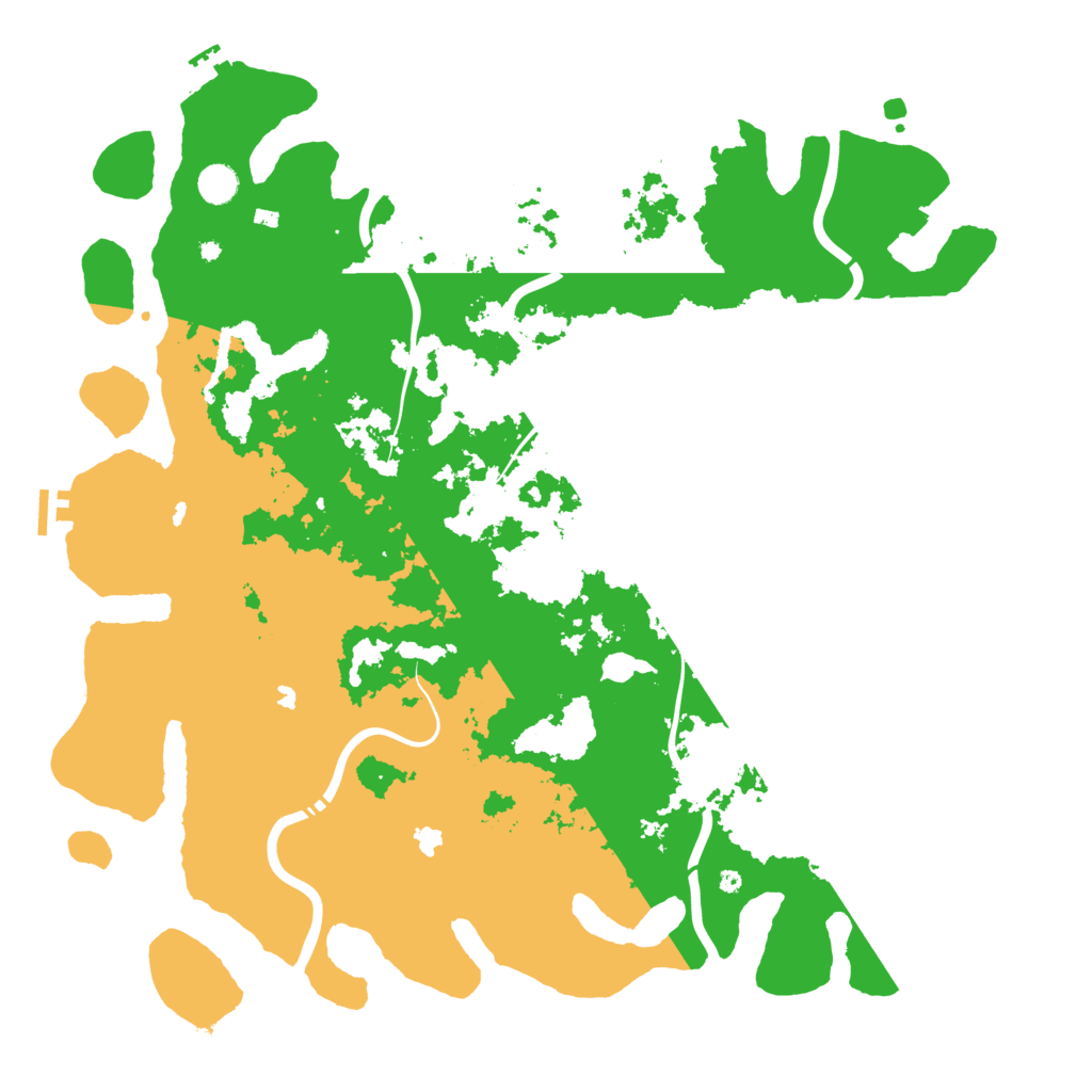 Biome Rust Map: Procedural Map, Size: 4800, Seed: 1157090132