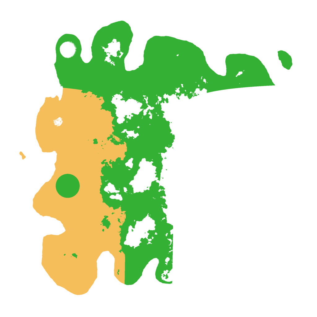 Biome Rust Map: Barren, Size: 3500, Seed: 909110966