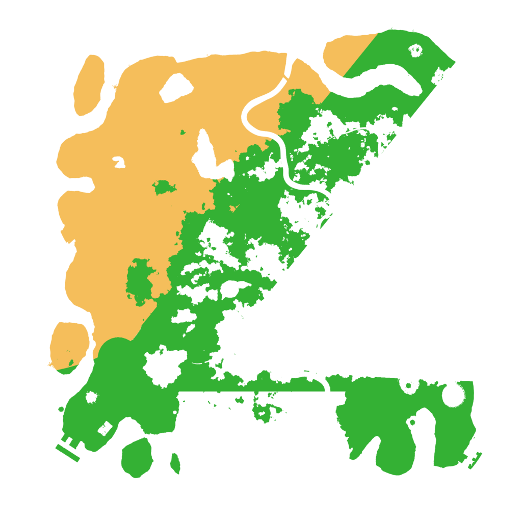 Biome Rust Map: Procedural Map, Size: 4000, Seed: 1756417651