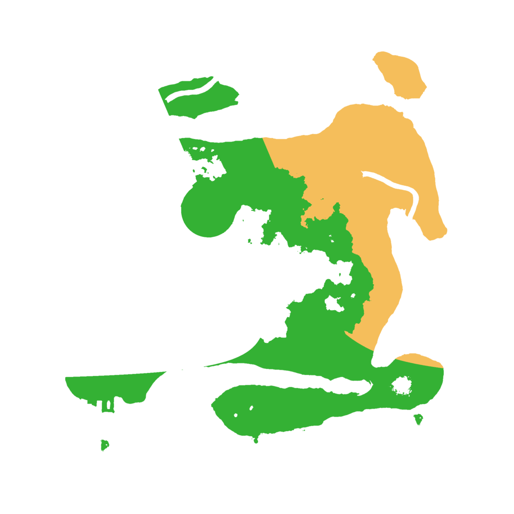 Biome Rust Map: Procedural Map, Size: 2500, Seed: 850523456