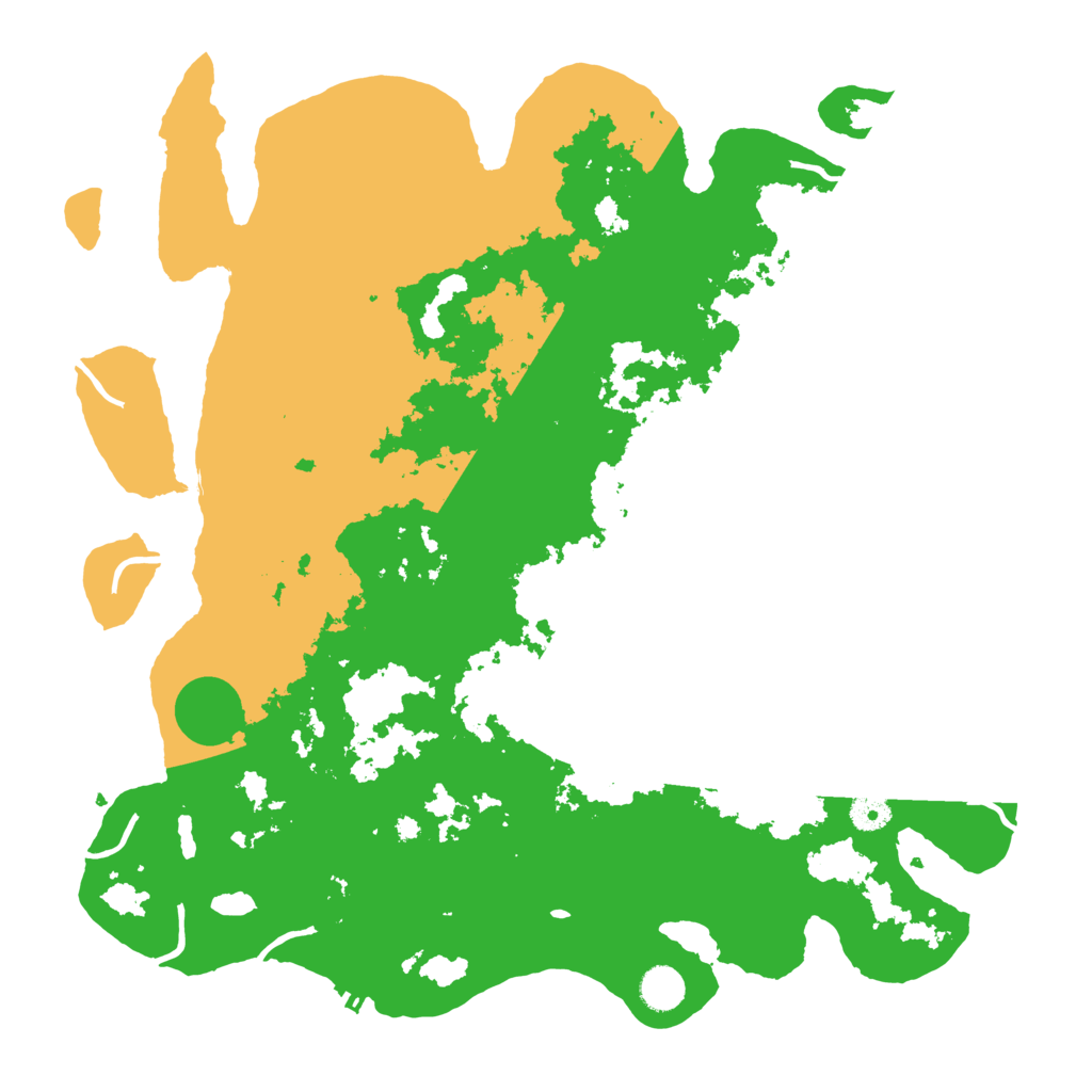 Biome Rust Map: Procedural Map, Size: 4300, Seed: 951300052