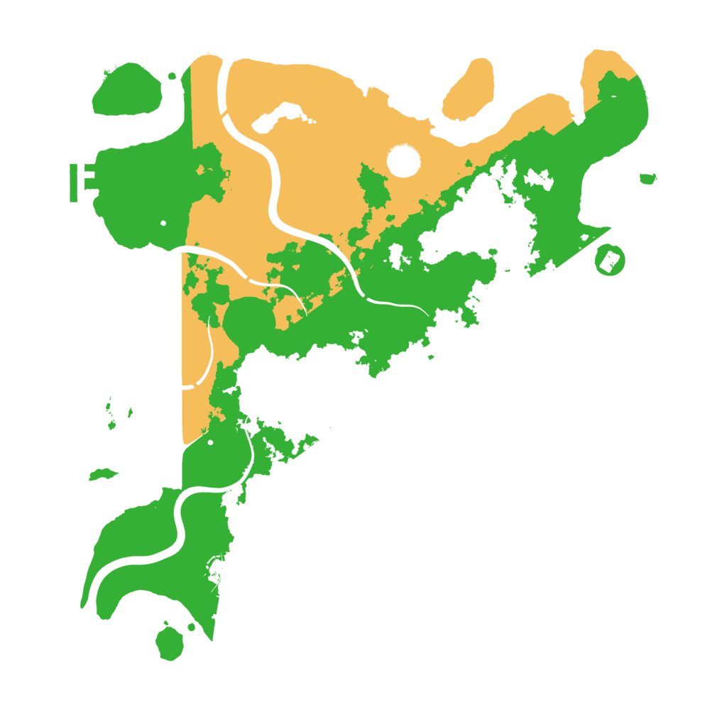 Biome Rust Map: Procedural Map, Size: 3850, Seed: 6950997