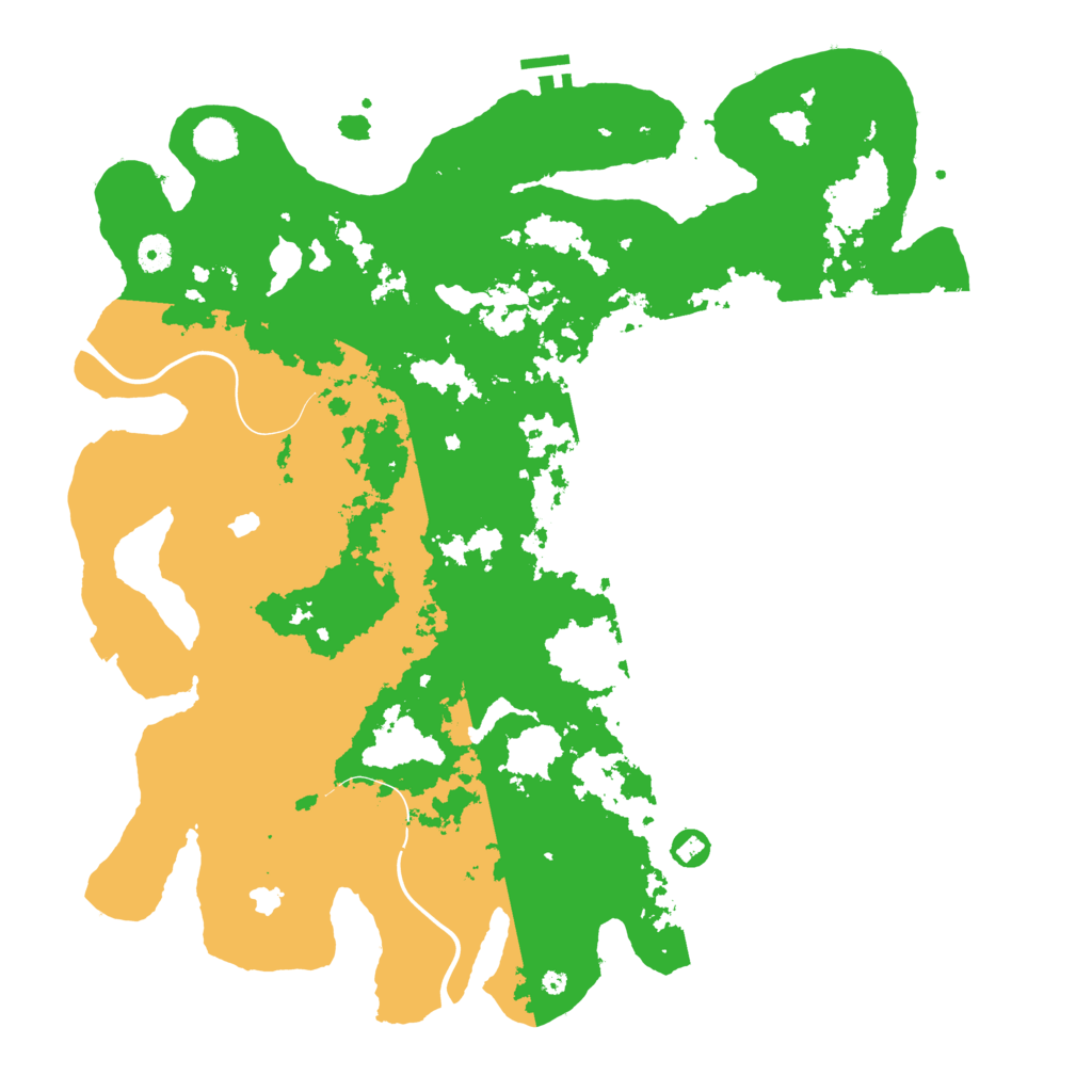 Biome Rust Map: Procedural Map, Size: 4500, Seed: 10404