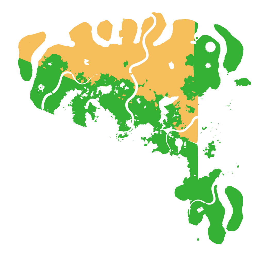 Biome Rust Map: Procedural Map, Size: 4500, Seed: 1397585748