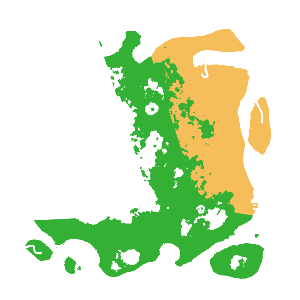 Biome Rust Map: Procedural Map, Size: 3500, Seed: 892394491
