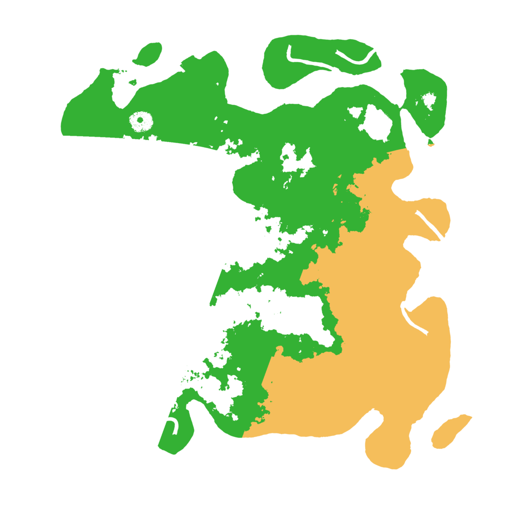 Biome Rust Map: Procedural Map, Size: 3500, Seed: 1500939792