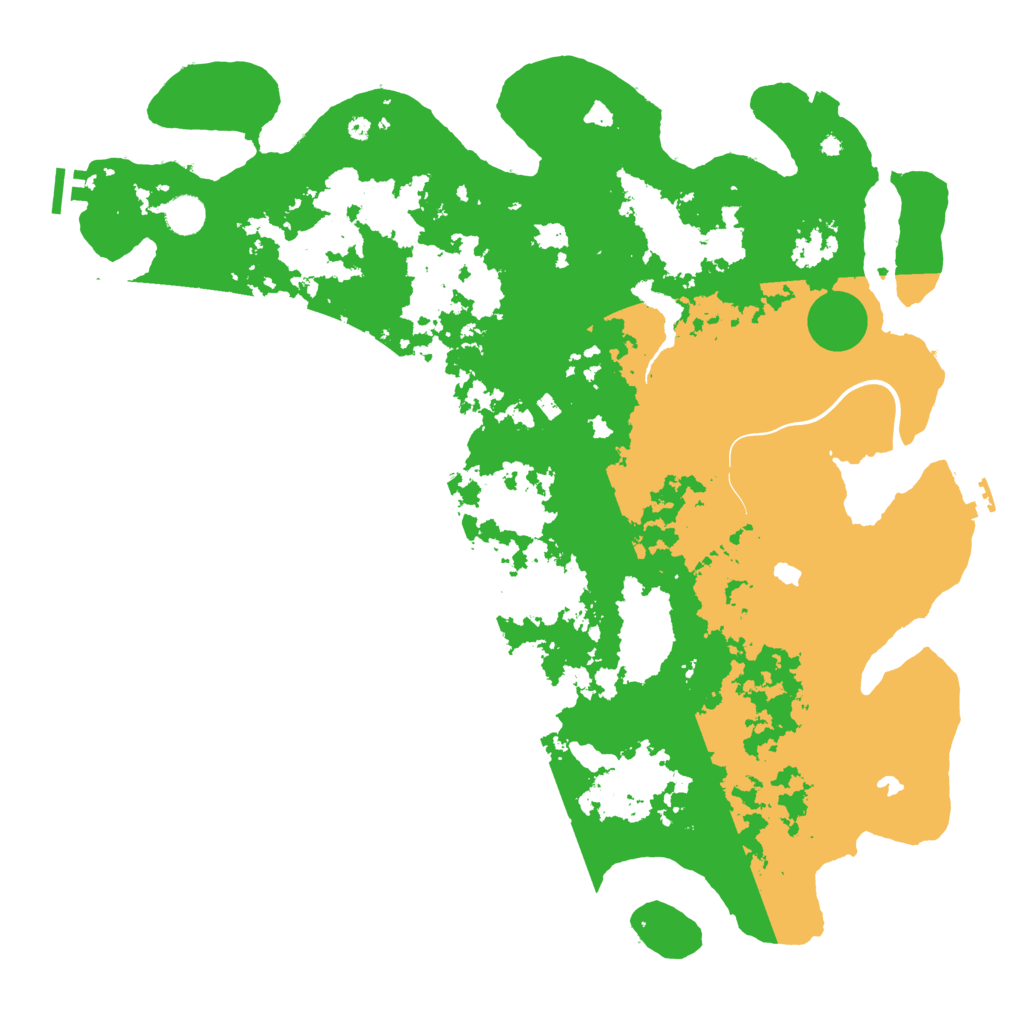 Biome Rust Map: Procedural Map, Size: 4500, Seed: 532933398