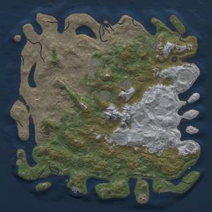 Thumbnail Rust Map: Procedural Map, Size: 5000, Seed: 324759, 18 Monuments